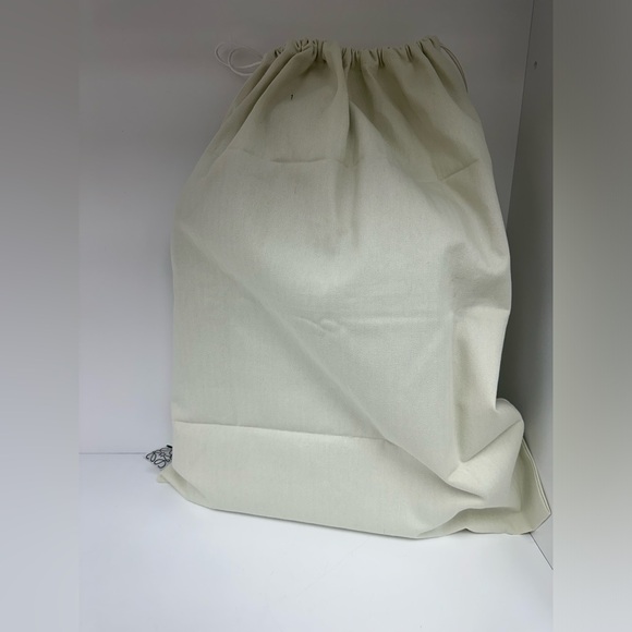 Loewe A4 Raffia & Leather Tote Bag in Black/White - Picture 6 of 6